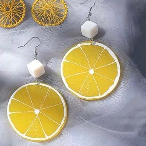 Cute Lemon Earrings